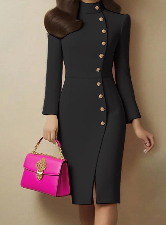 Damska sukienka w stylu vintage na co dzień Comfort