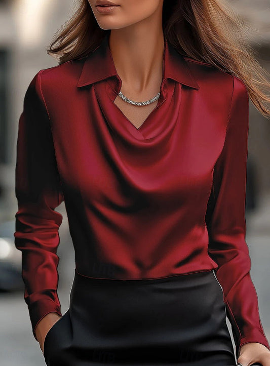 Damski top retro na co dzień Comfort