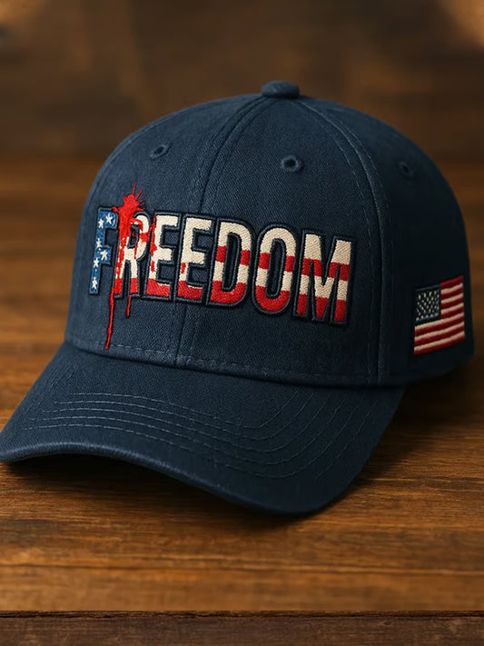 Kapelusz pamiątkowy z nadrukiem unisex modlący się Charlie Kirk