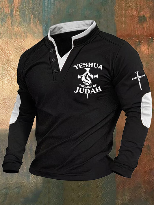 Męska bluza retro wiara