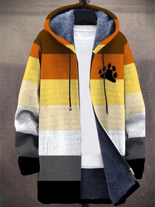 Męska kurtka kardigan w stylu retro biznesowym