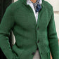 Męska kurtka kardigan w stylu retro biznesowym