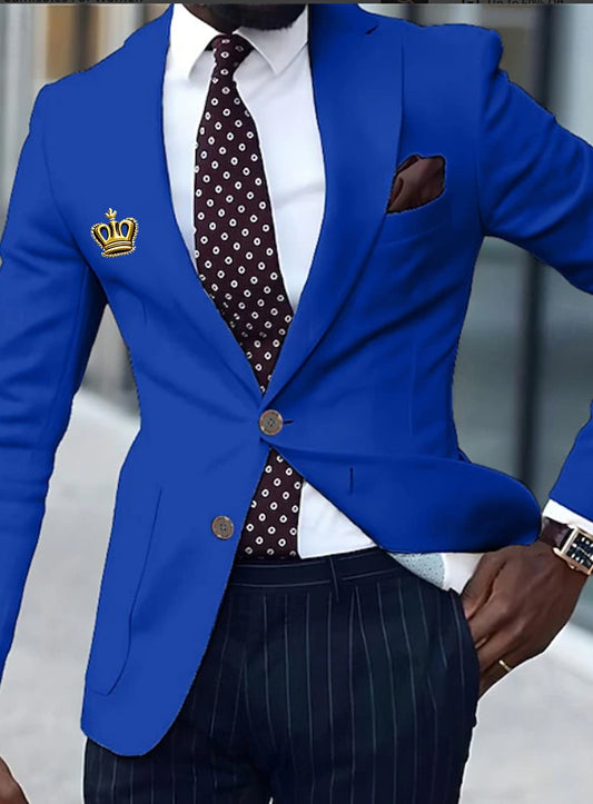 Męski Vintage Business Casual Blazer