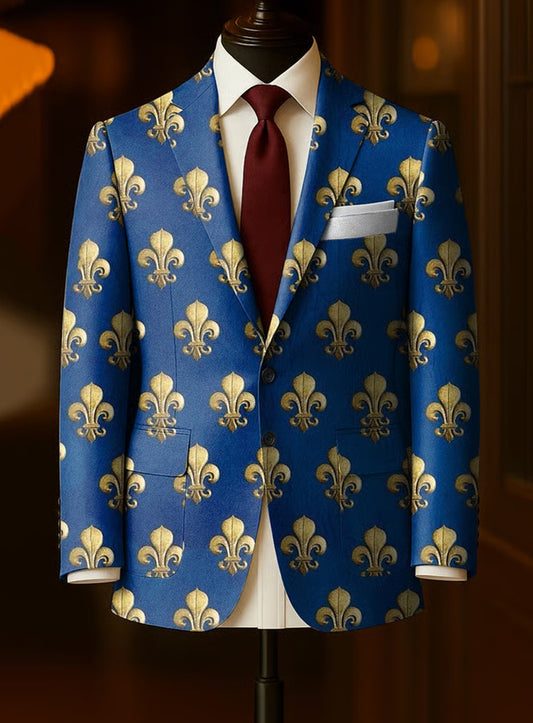 Męski Vintage Business Casual Blazer