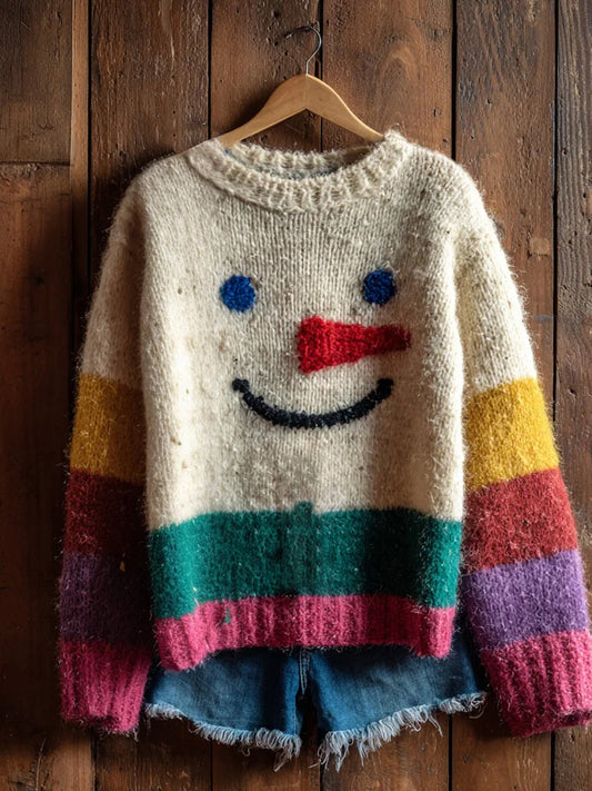 Komfortowy sweter na co dzień dla kobiet w stylu vintage