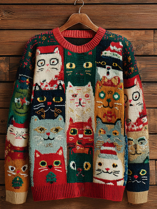 Komfortowy sweter na co dzień dla kobiet w stylu vintage