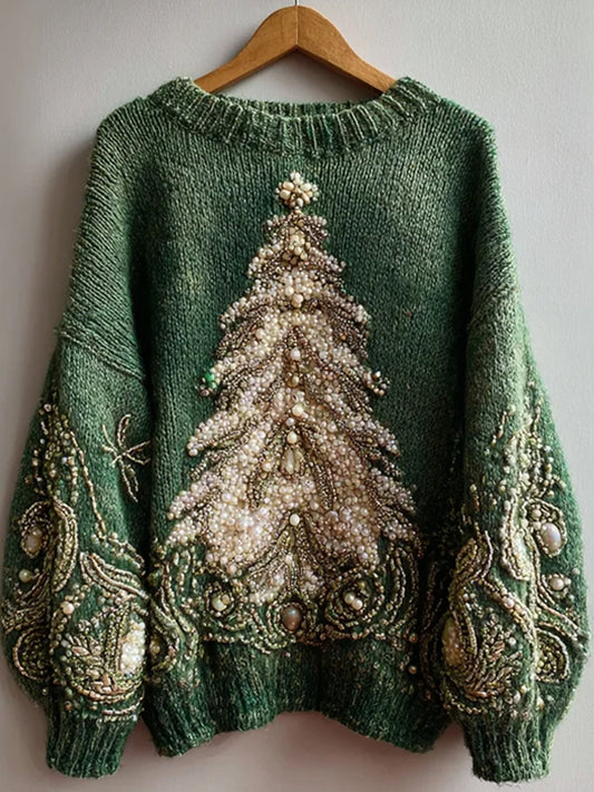 Komfortowy sweter na co dzień dla kobiet w stylu vintage