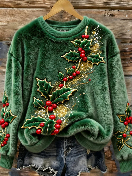 Komfortowy sweter na co dzień dla kobiet w stylu vintage