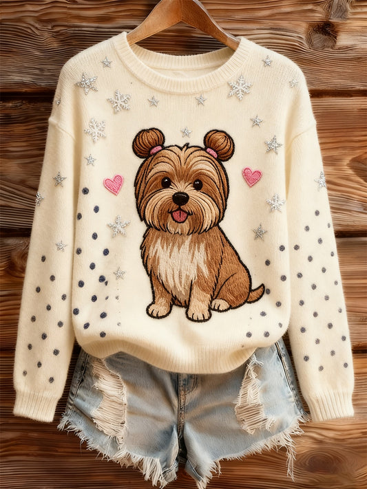 Damskie Vintage Animal Art Print Casual Retro Bluza z kapturem