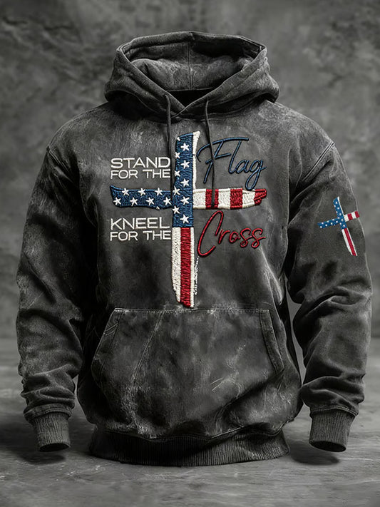 Męska bluza z kapturem w stylu vintage Art Faith