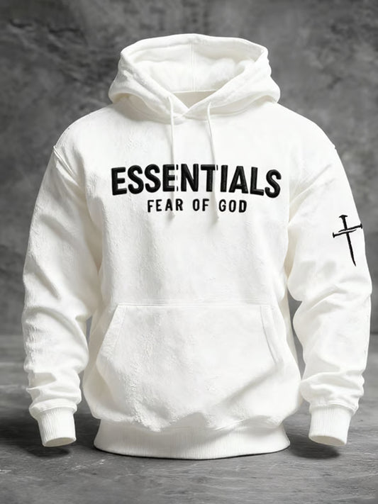 Męska bluza z kapturem w stylu vintage Art Faith