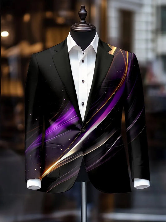 Męski Vintage Business Casual Blazer